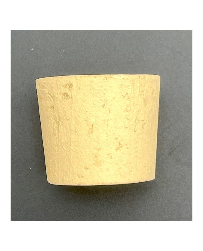 Bonde liège pour bonbonne, 36 mm x 31mm hauteur 30 mm, livré sur carte par 4