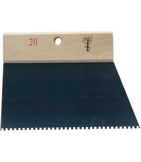 Peigne à dents carrées de 3 mm pour l'utilisation des colles liège.