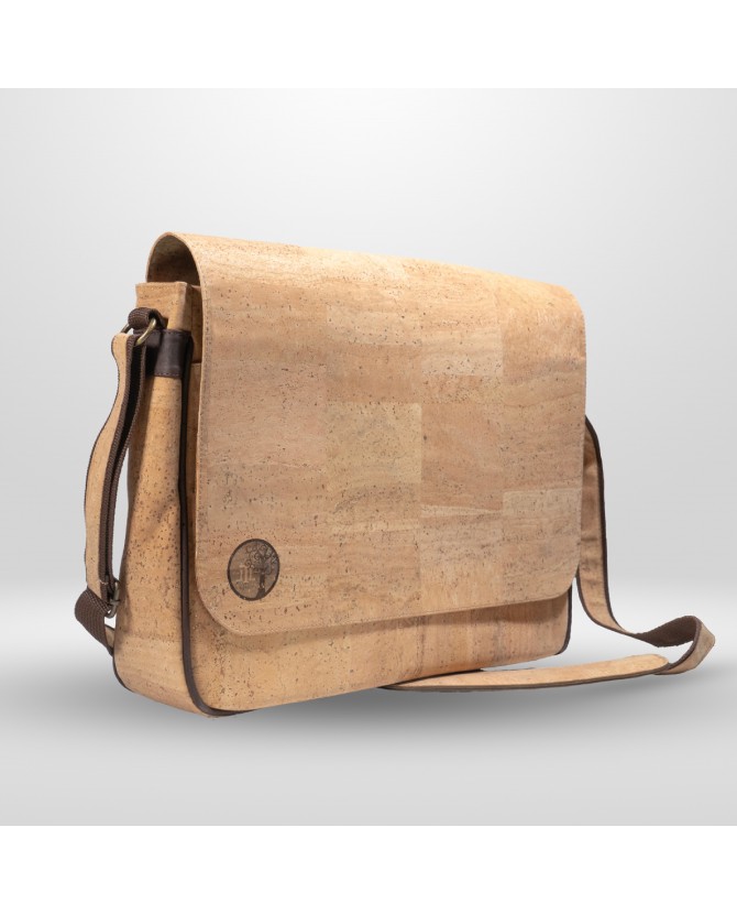 Sacoche d'ordinateur ou porte documents en liège pour ordinateur 15 pouces