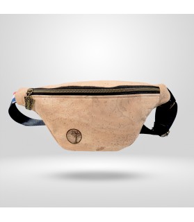 Banane en liège. Pour emporter l’essentiel  téléphone, portefeuille, clés